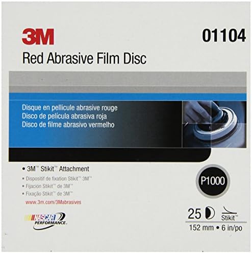 Абразивен диск за финала фолио 3M Stikit Red 260L, 01103, 6 инча, P1200, 25 дискове в кутия