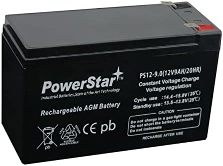 Батерия PowerStar-12V 8.5 AH SLA заменя hr1234w с гаранция от 3 години - Висока производителност - ФЛАНЕЦ