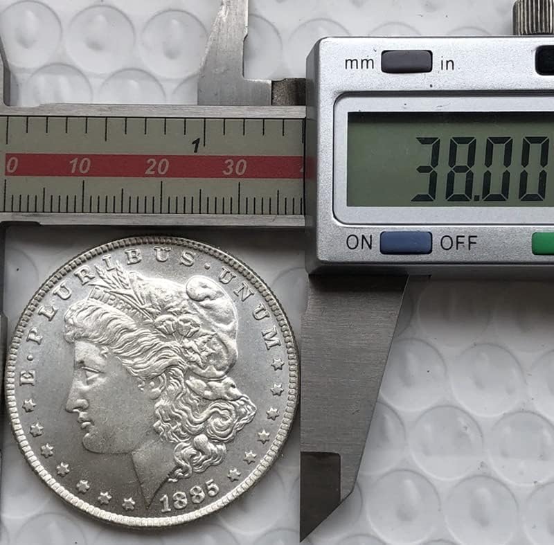 Американска Монета Морган 1902 г. съобщение, Сребърен Долар, Месинг със сребърно покритие Антикварни Чуждестранни