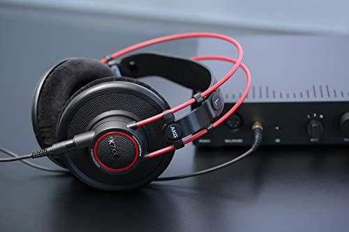 Massdrop x AKG K7XX — Референтни Аудиофильские слушалки с отворена облегалка - Въздушната слушалки Pro Studio (червени)