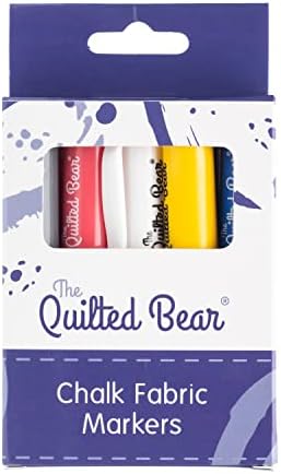 Тъканни маркери Quilted Bear Chalk за шиене - Креда маркери за шиене, капитониране и бродерия под формата на писалки