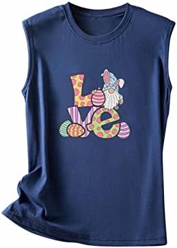Тениска с Писмото Принтом за Жени, Лятна Тениска с Графичен Принтом Love, Ежедневни Тениски Без ръкав, с