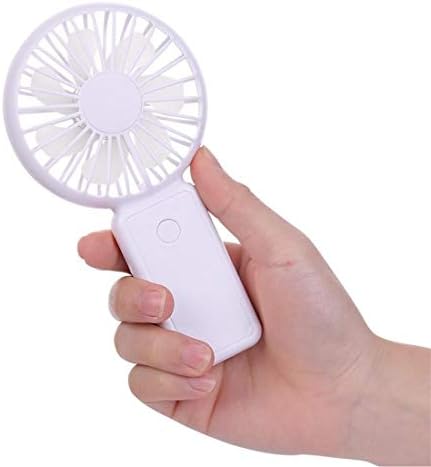 WLXP Вентилатор за циркулация на въздуха Преносими Пътни Мини-Вентилатори Вентилатор USB Мини Ръчен Акумулаторна Тъпо Голяма Вятърна Преносим Малък Вентилатор (Цвят:
