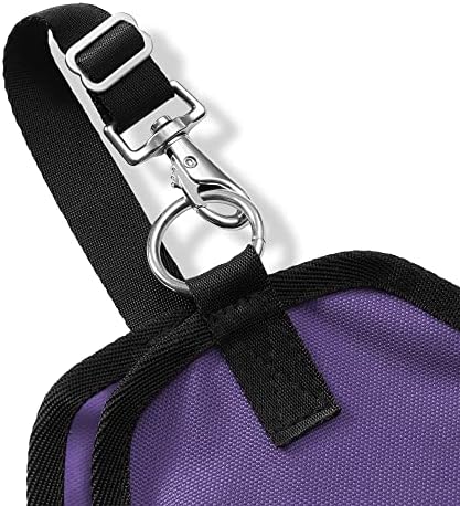 Чанта за сено за конете SmithBuilt, Лилаво - Удобна и здрава найлонова чанта за хранене 1000D с вкара мрежа