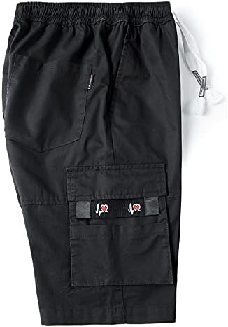 Мъжки къси панталони RTRDE, Мъжки Модерни Панталони, с джоб на съвсем малък, Памучни Пятиточечные къси Панталони, Гащеризони-Cargo
