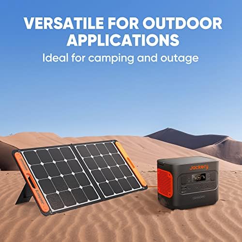 Преносими Слънчеви панели, Jackery SolarSaga мощност 100 Вата за електроцентрала Explorer 240/300/500/1000/1500, Складное Зарядно устройство за слънчеви панели в САЩ с USB изход за мобилни