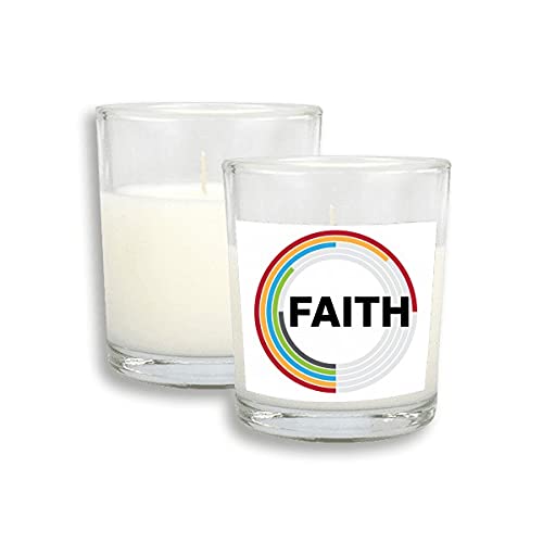 Данни за Съотношение на Индекса на Вярата Бели Свещи Стъклен Ароматизиран Восък, Тамян