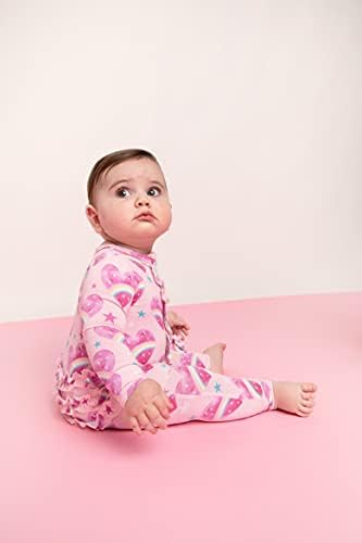 Луксозен Фъстъци - Pajamas без крачета за малки момичета - Бамбукови Детски Пижами, Детски Пижами, Детски Пижами, Без крака, Новородени и малки деца