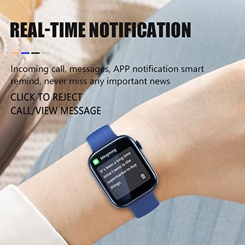Qonioi Умни часовници, които могат да се обаждате и да изпращате текстови съобщения, 1,8 HD Полноэкранные умен часовник със сензорен
