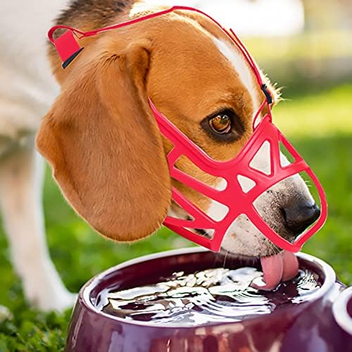 Намордник за кучета, Дишаща Намордник-кошница за предотвратяване на лай, Кусания и дъвчене, Хуманен Намордник