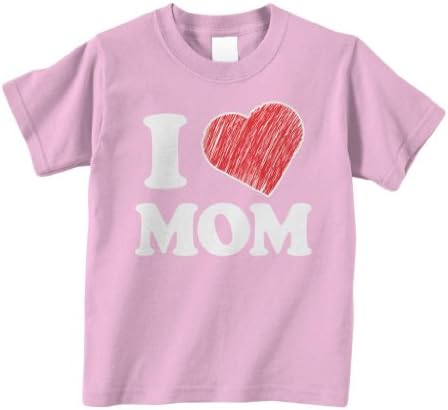 Тениска за бебета/деца Threadrock Little Boys 'I Love Mom