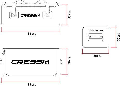 Водоустойчива чанта Cressi за оборудване за гмуркане и свободното гмуркане - Голяма и Голям чанта: капацитет 135 литра | Gorilla Pro XL