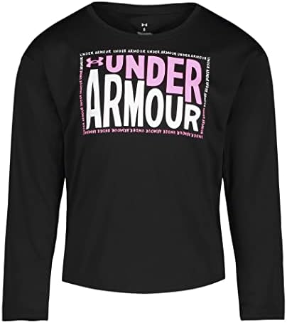 Тениска за момичета Under Armour с дълъг ръкав, кръгло деколте, Лека и дишаща
