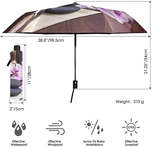 JUNZAN Spa Wellness Инсталиране на Козметични Флакони Състав на Пътен Чадър от дъжд Ветрозащитный 39 Цолови Чадъри
