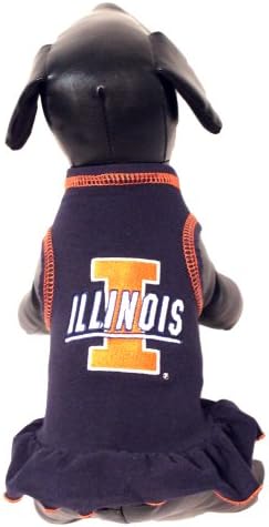 Рокля за кучета-Мажоретки NCAA Илинойс бойна игра Illini