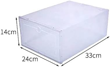 BREWIX 1 бр. Прозрачни Пластмасови Кутии За съхранение на Обувки Прозрачни Маратонки Витрина С Високи Голенищами