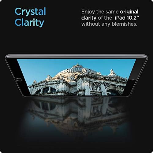 Защитно фолио от закалено стъкло Spigen [GlasTR Slim], Предназначен за iPad 10.2 инча (9-ти (2021)/на 8-ми (2020)/7-ия (2019)