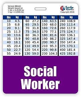 Иконата на социален работник, Buddy, Странично оттичане, фланец с Таблици курсове на ръст и тегло (Голям размер,