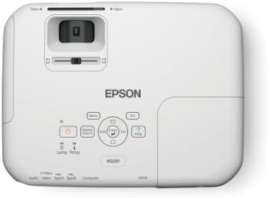 Epson VS220 SVGA цветен яркост от 2700 лумена, бяла яркост от 2700 лумена, HDMI, 3LCD проектор