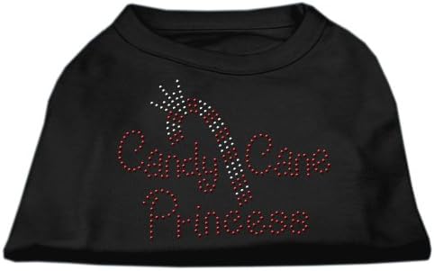Mirage Стоки за домашни любимци Candy Cane Princess Риза Черна XLarge
