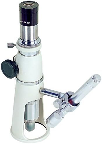 Портативен Ръчен Измервателен Микроскоп BestScope BPM-300C, Монокуляр, 10-кратно окуляр, 40-кратно увеличение, зрително поле 18 мм