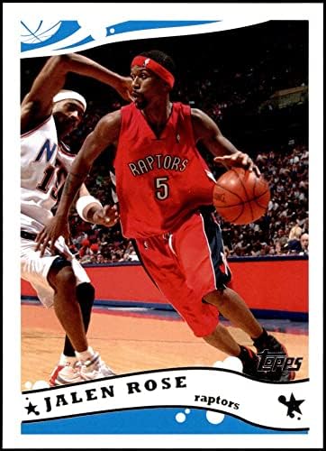 2005 Топпс № 51 Джален Роза Торонто Рэпторс (Баскетболно карта) в Ню Йорк/MOUNT Рэпторс Мичиган
