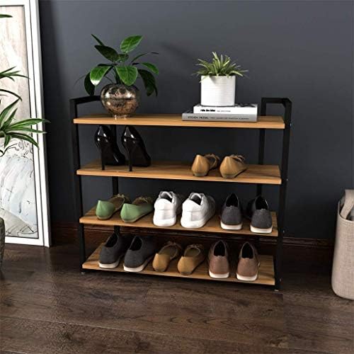 Стелажи за обувки KMMK, 4 Нива, Дървена Поставка за обувки, Органайзер за съхранение На Рафт-Органайзер за обувки за