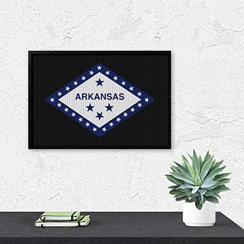 Флаг на щата Арканзас Диамантена Живопис Комплекти 5D направи си САМ Пълна Тренировка Планински Кристал Изкуство