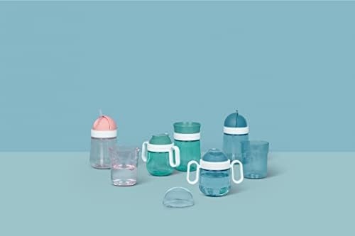 Mepal Mio - Чаша за пиене със защита от капки - Тъмно-Бяла - Запечатани чаша с 6 месеца - Детска чаша за пиене