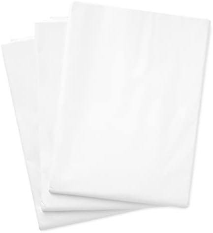 Маркова бяла Подвижния хартия, 100 Листа за опаковане на коледни подаръци, Празнични работи и още Много Други