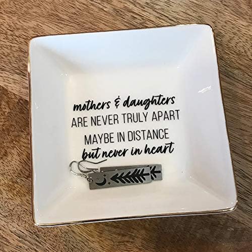 Подарък на дъщеря си за Деня на майката Simply Charmed от Simply Charmed - Подарък между майка и Дъщеря - Керамично Бижу Чиния или Тава с Пръстени