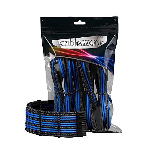 Комплект пълнители кабел CableMod Pro ModMesh 12VHPWR (черно + синьо)