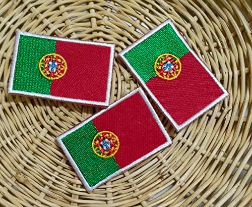 Мини комплект с флага на Португалия. Ленти с Националния флаг на Португалия, Тактически ленти, Бродирани Иконата, Трион