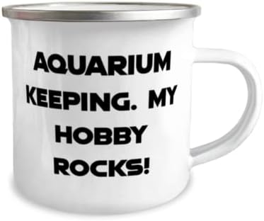 Съхранение на аквариума. Моето хоби е страхотно! Чаша за къмпинг на 12 унции, се Депозира в аквариума, Специални подаръци