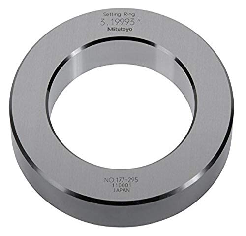 Инсталационен пръстен Mitutoyo 177-295, Размер 3.2 инча, Ширина на 0,98 инча, Външен диаметър 4,92 инча, точност +/-0,00006 инча