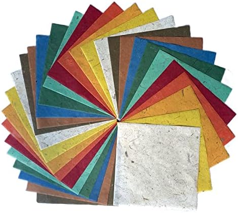 50 Листа Квадратна хартия Оригами с Размери 8 х 8 Инча, Сгъваеми Занаяти, Квадратна Сгъване на Хартия за занаяти