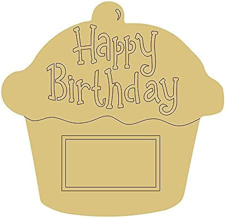 Дизайн на кексчета по Подобие на Деколте Незаконченная Дървена Закачалка за парти по случай рождения Ден на Всеки Ден Форма от