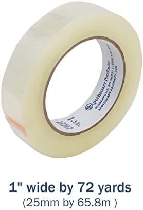 Прецизна опаковъчна лента Apothecary Продукти за залепване на етикети за Контейнери-опаковки, Ширина 1 сантиметър