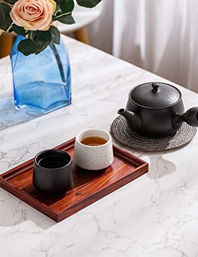 Керамични чаши Чай ръчно изработени TANG PIN, Китайски комплект от 2 чаши Кунг FuTea, Кафе чаши за капучино, Керамични чаши за