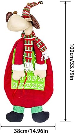 Елегантна Коледна Украса Коледен Куклен Календар Cartoony Куклен Календар Коледна Украса за кукли-Снежен човек (B,