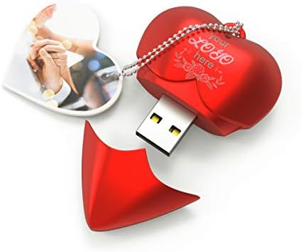 Meinami Индивидуален USB Флаш памет във формата на Сърце Поръчкови Сватбена Флаш памет със Снимка и Подарък скоростна