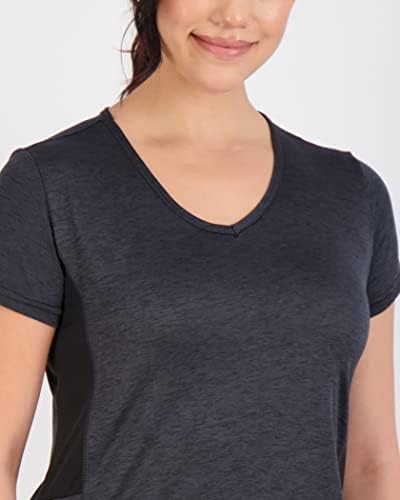 5 Опаковки: Дамска Спортна тениска с къс ръкав и V-образно деколте, Суха засаждане, Впитывающий влагата Топ за йога (на разположение