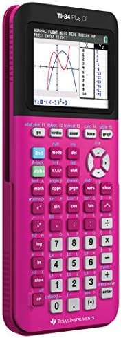Цветен Графичен калкулатор Texas Instruments TI-84 Plus CE, Ярко розово