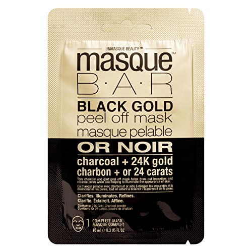 Маска за лице с въглен на прах masque BAR Black Gold (6 опаковки) — Корейската козметична процедура за грижа
