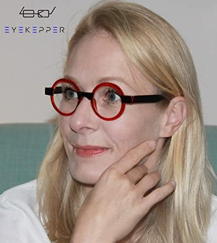 Eyekepper Кръгли Очила за четене за Жени, Ретро Очила за четене - Синьо +2,75