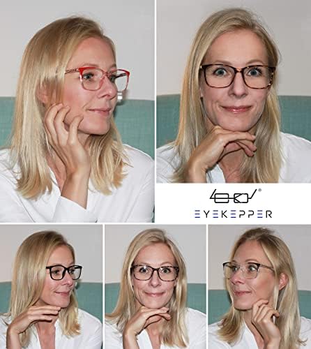 Eyekepper, 5 комплекта Бифокальных очила за четене за жени, Двухфокусные Ридеры в Голяма рамка, +1,50
