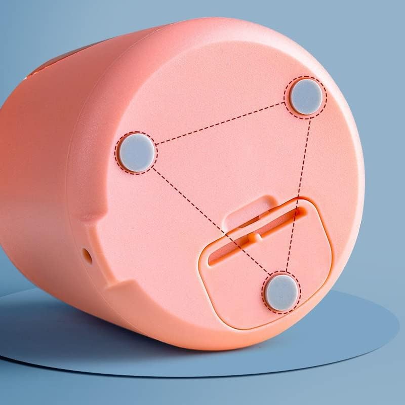 QUUL Електрическа USB Акумулаторна Острилка за моливи, Цветни моливи, Училище, офис, Канцеларски материали за дома (Цвят: розово-оранжево, размер: 8,5 * 6 cm)