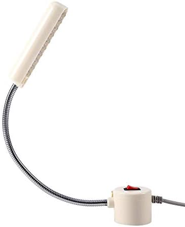 Led лампа за шевна машина за променлив ток от 110 до 250, 30 led работна лампа с Гъши Врата, Led Лампа с Магнитна Основа
