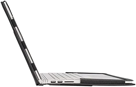 Калъф за лаптоп Microsoft Surface Book 3 15 инча/Surface Book 2 15-инчов Защитен калъф от изкуствена кожа, свалящ се 2 в 1 с поставка за клавиатура (за Surface Book 15 инча)