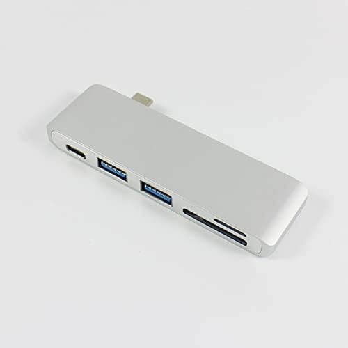 SOLUSTRE USB Hub USB-Хъб За зареждане на USB Хъбове 5 Многопортовых Адаптери за Предаване на Данни, Четец за Синхронизация,